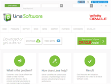 Tablet Screenshot of lime-software.com